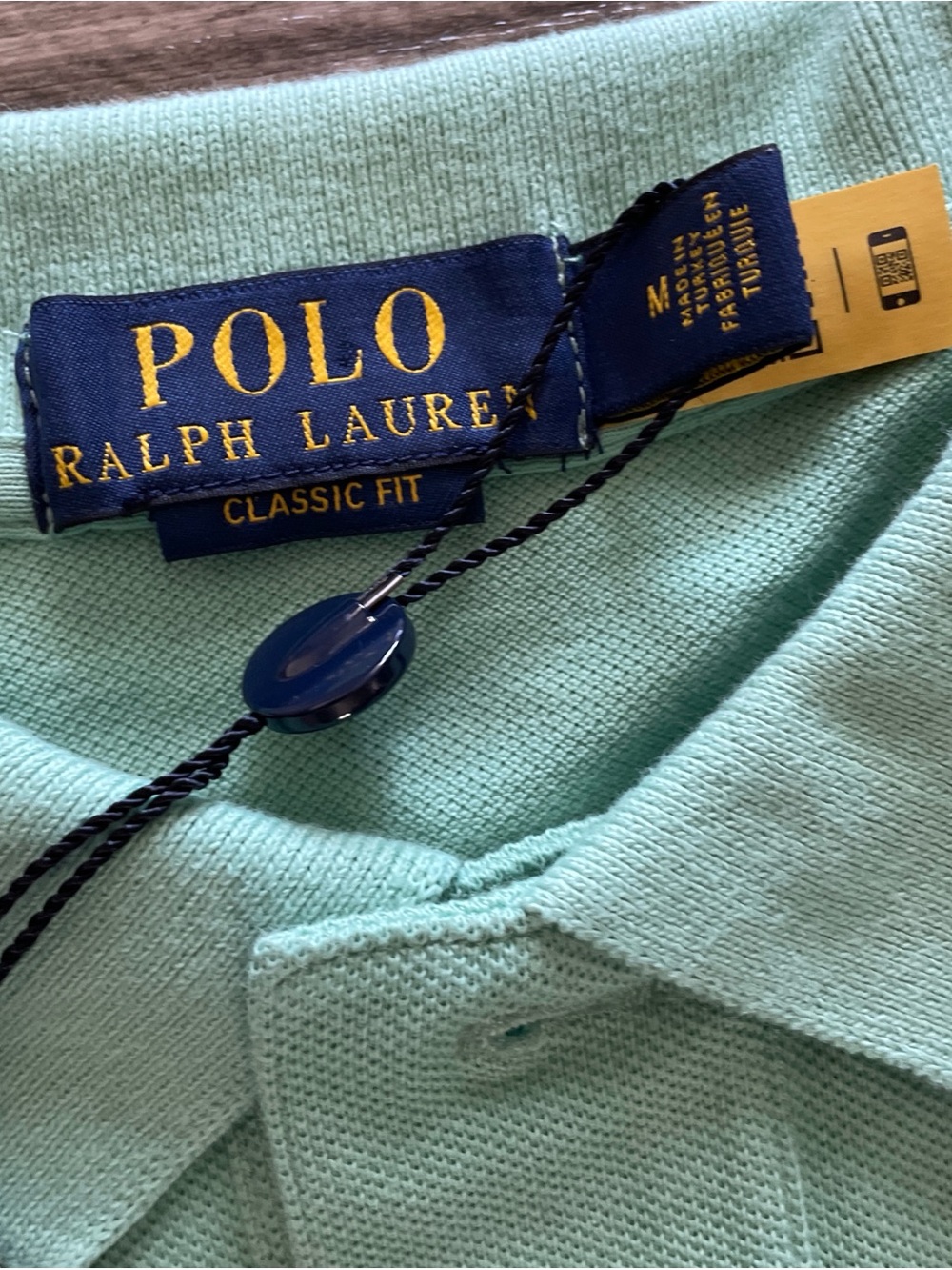 Polo by Ralph Lauren Mint Green Classic Pique Polo - Picture 3 of 3